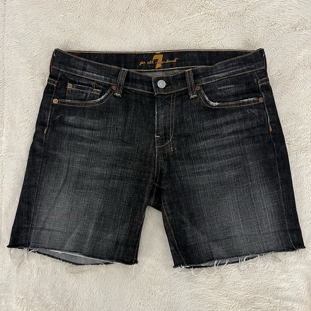 7 For All Mankind “Dojo” jean cut-offs - sz 30